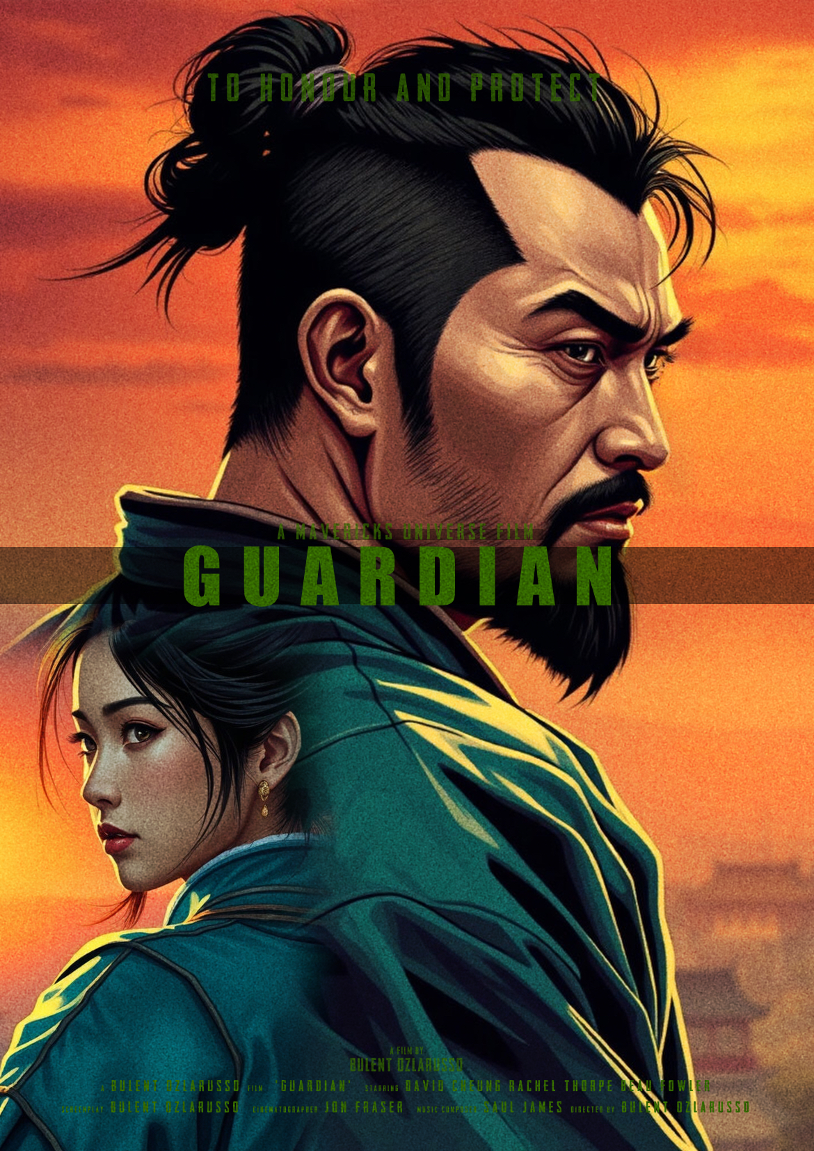Guardian Martial Arts Action Concept Poster (2025)